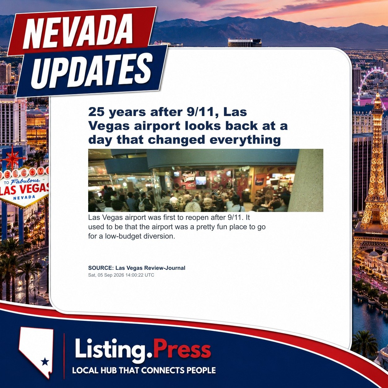 25 years after 9/11, Las Vegas airport looks back at a day that changed everything