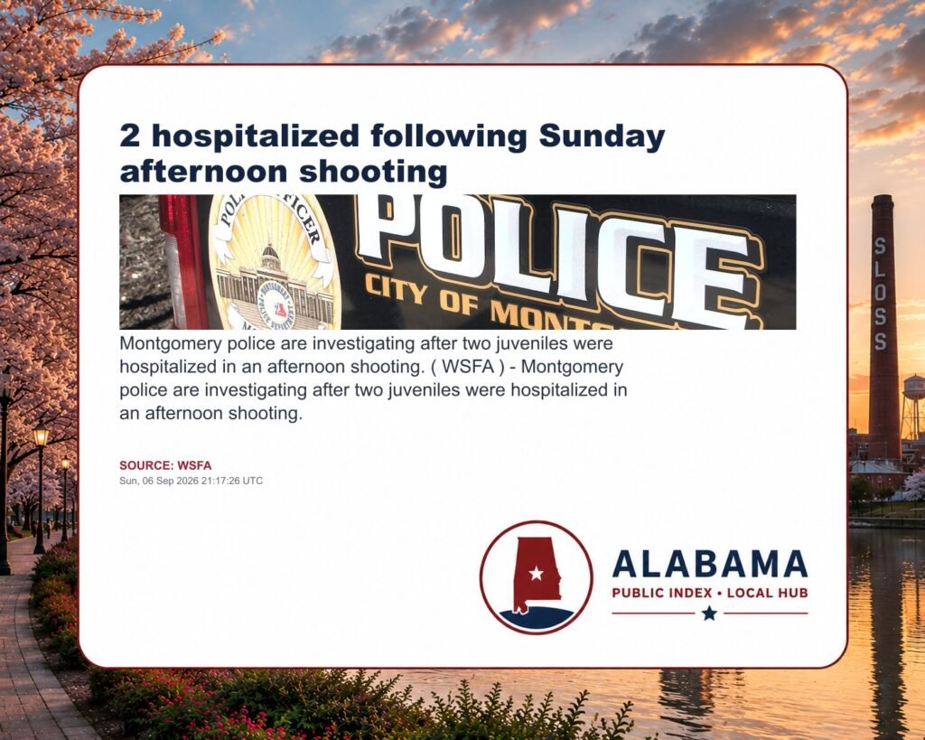 2 hospitalized following Sunday afternoon shooting