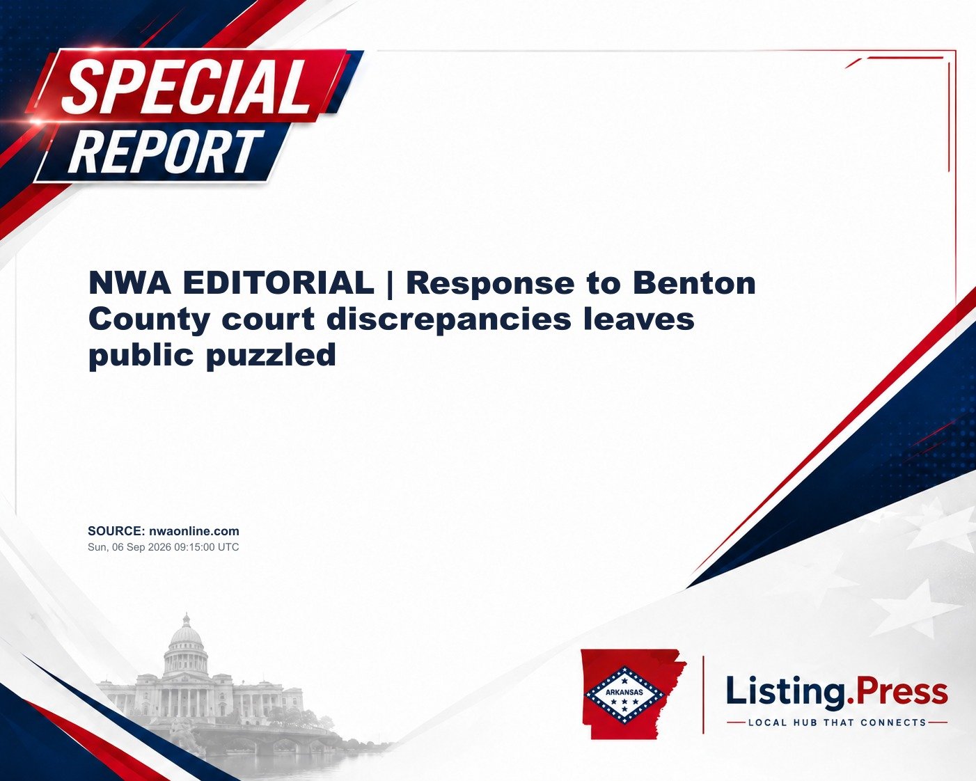 NWA EDITORIAL | Response to Benton County court discrepancies leaves public puzzled