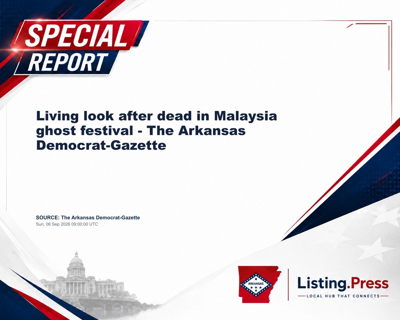 Living look after dead in Malaysia ghost festival - The Arkansas Democrat-Gazette