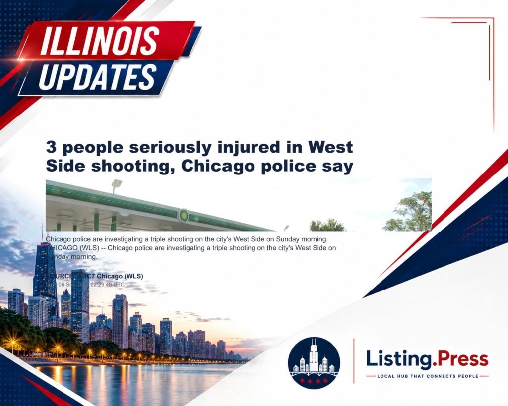 3 people seriously injured in West Side shooting, Chicago police say