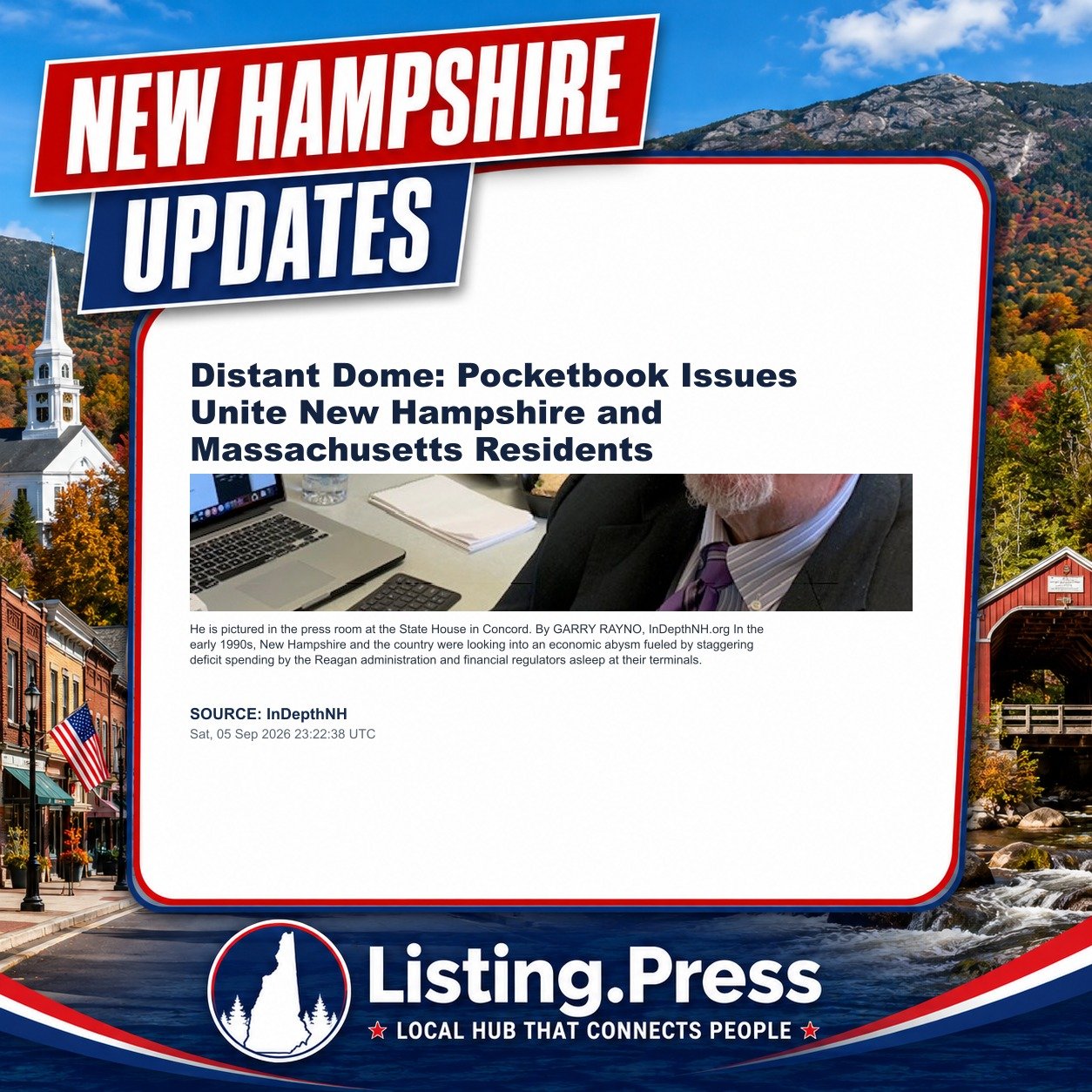 Distant Dome: Pocketbook Issues Unite New Hampshire and Massachusetts Residents