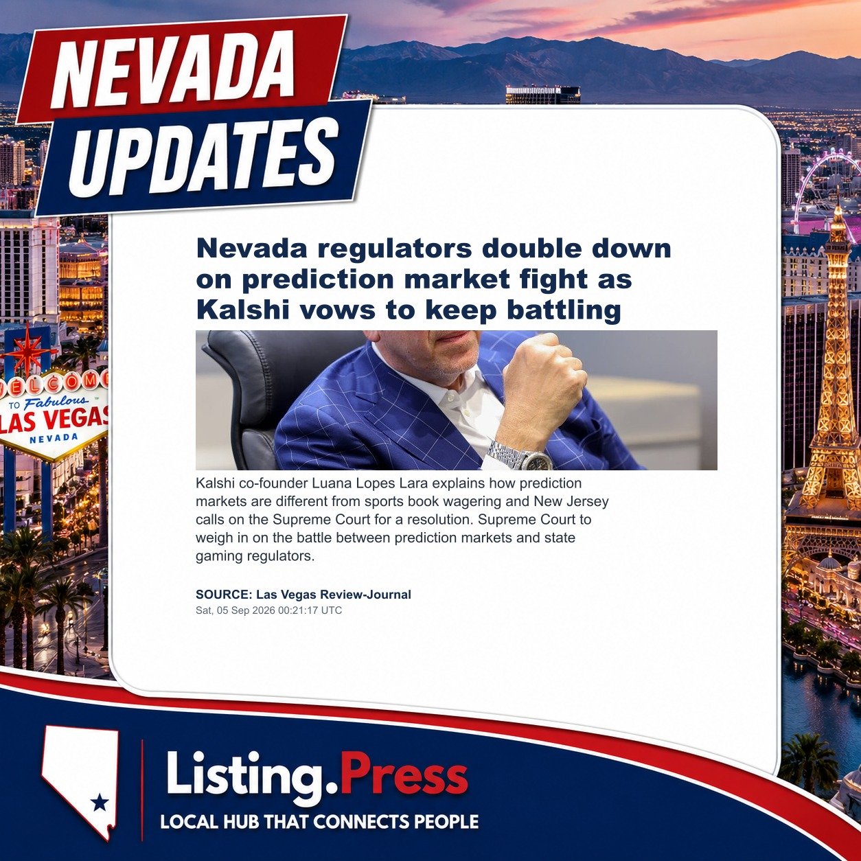 Nevada regulators double down on prediction market fight as Kalshi vows to keep battling
