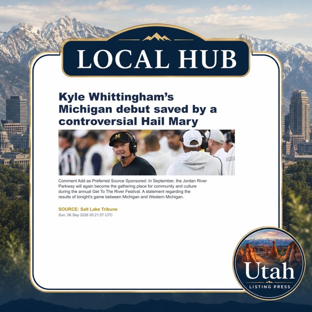 Kyle Whittingham’s Michigan debut saved by a controversial Hail Mary