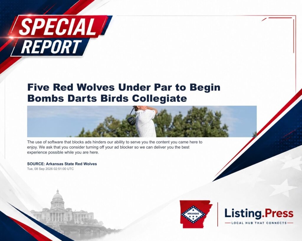 Five Red Wolves Under Par to Begin Bombs Darts Birds Collegiate