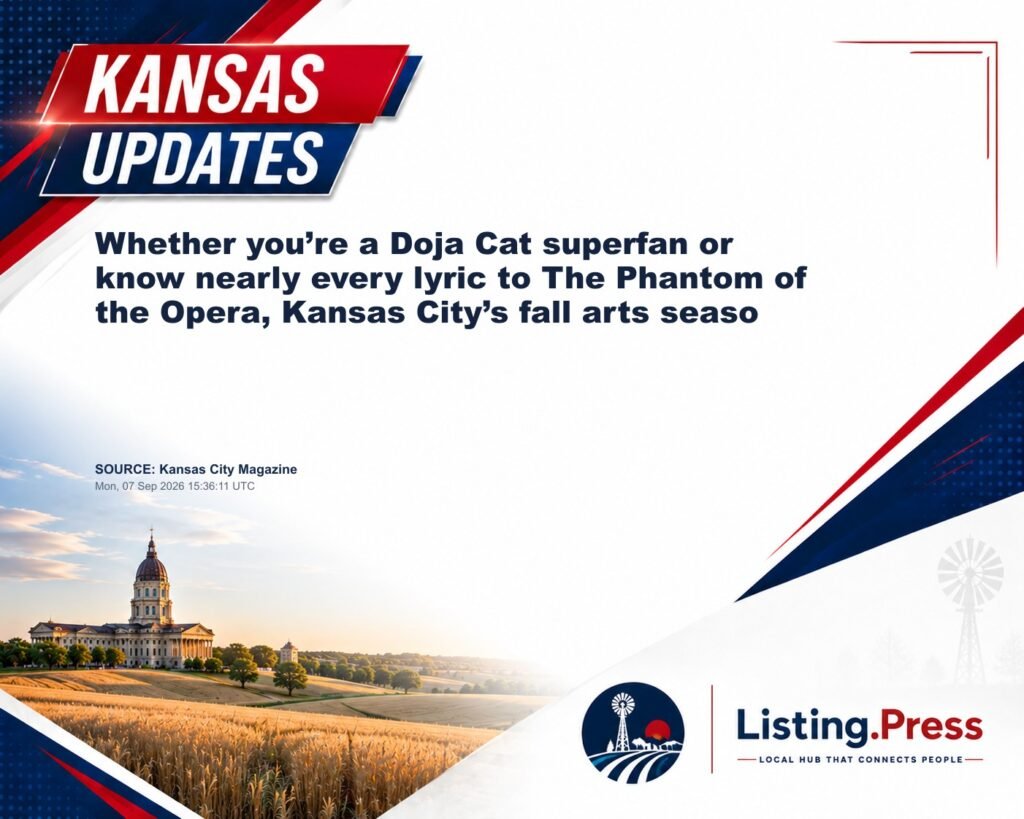 Whether you’re a Doja Cat superfan or know nearly every lyric to The Phantom of the Opera, Kansas City’s fall arts seaso