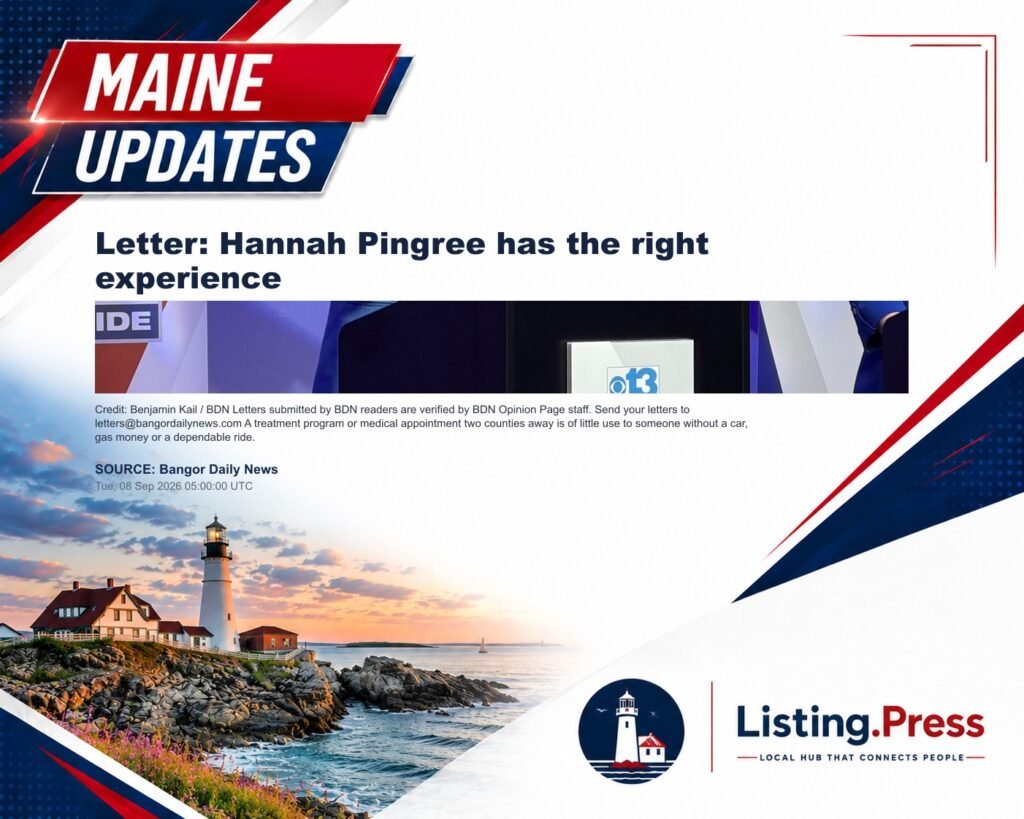 Letter: Hannah Pingree has the right experience