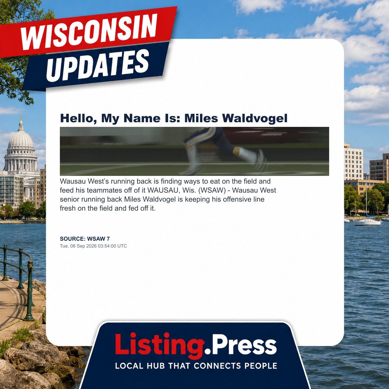 Hello, My Name Is: Miles Waldvogel