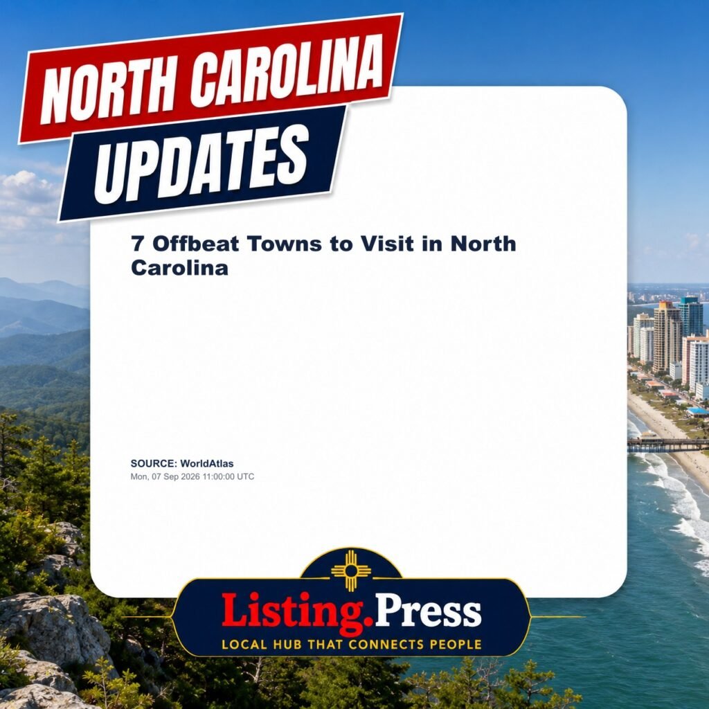 7 Offbeat Towns to Visit in North Carolina