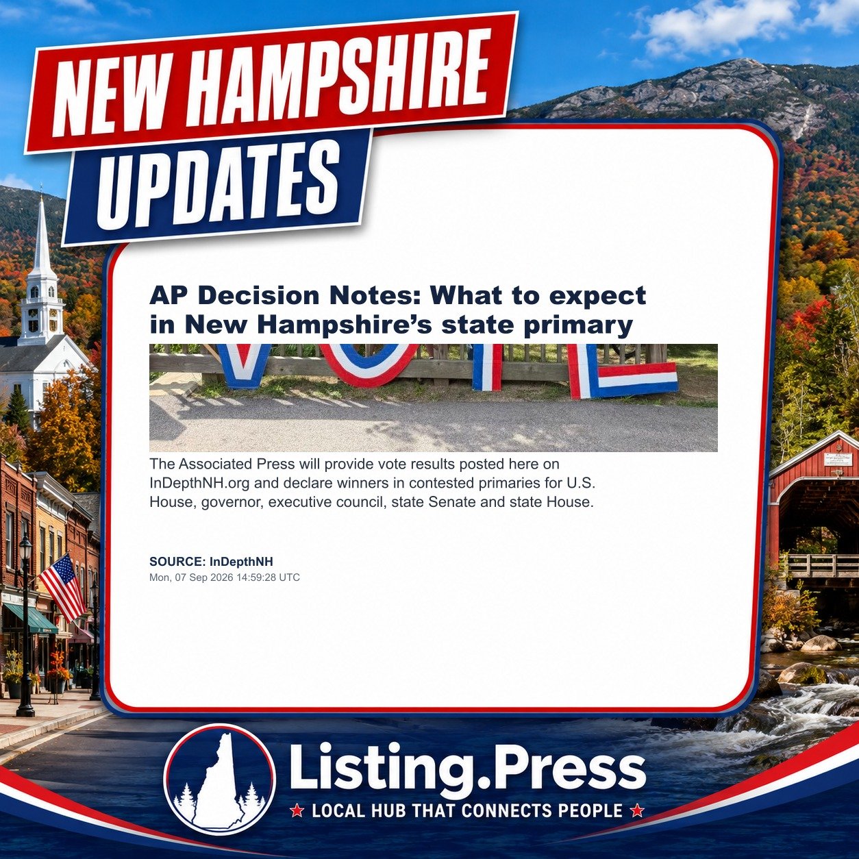 AP Decision Notes: What to expect in New Hampshire’s state primary