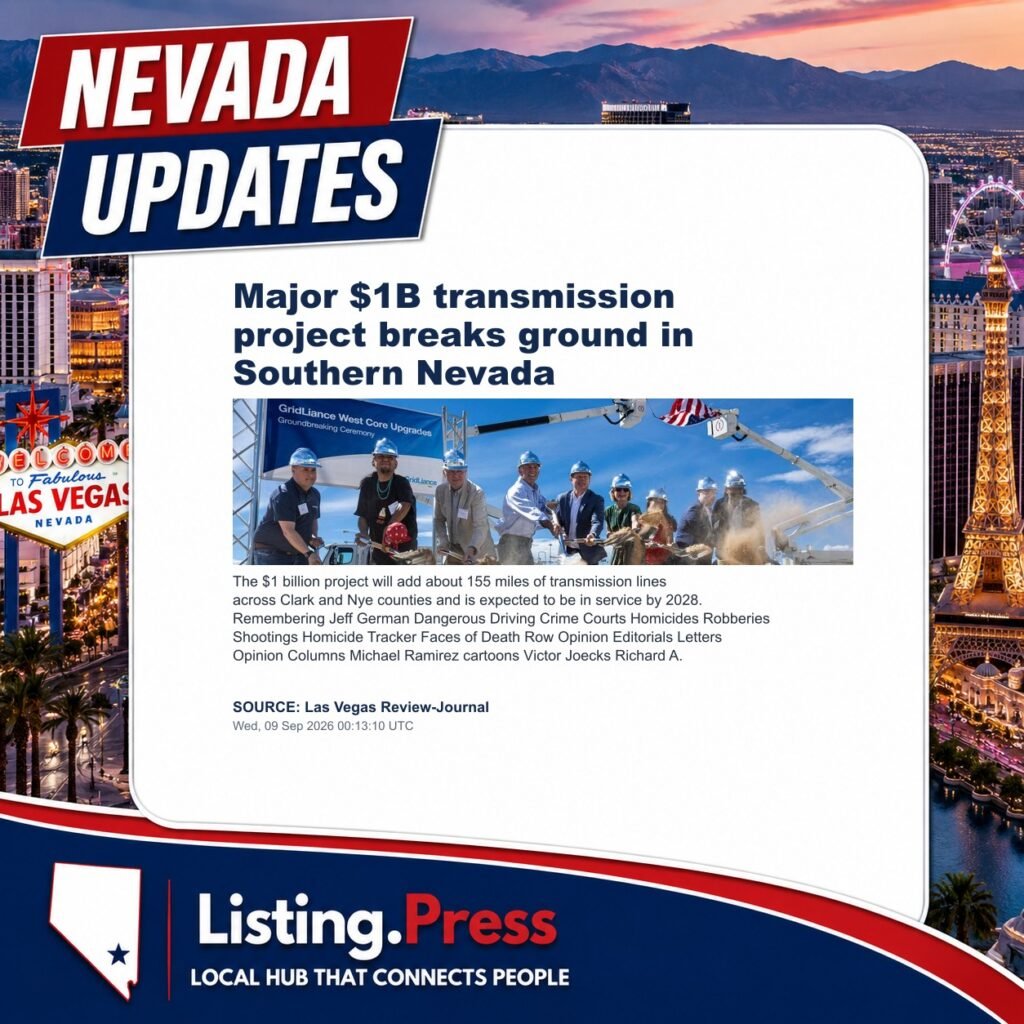 Major $1B transmission project breaks ground in Southern Nevada