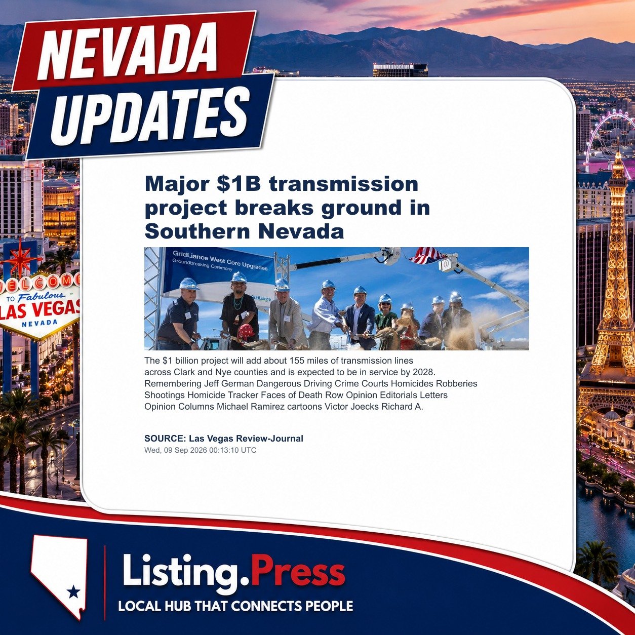 Major $1B transmission project breaks ground in Southern Nevada