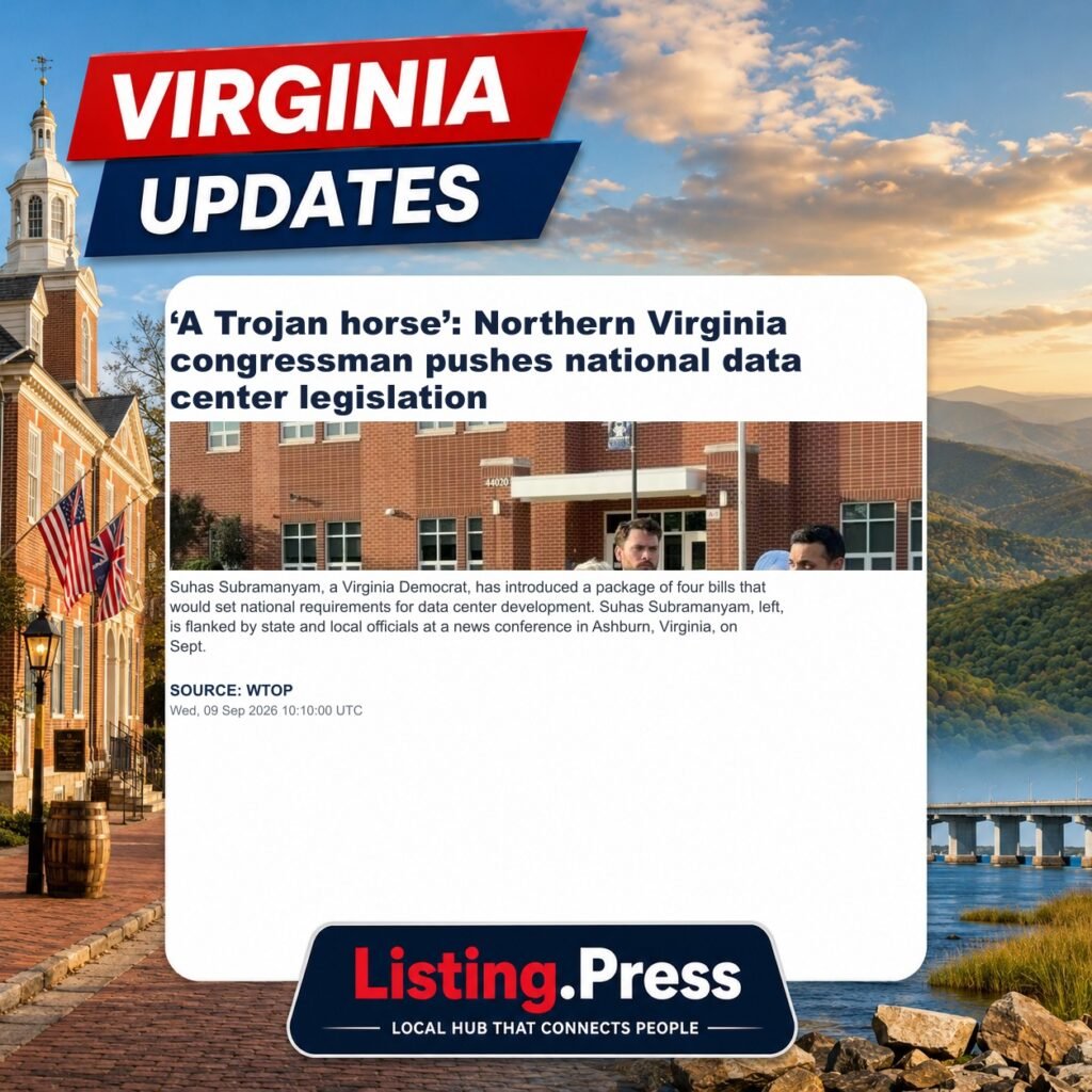 ‘A Trojan horse’: Northern Virginia congressman pushes national data center legislation