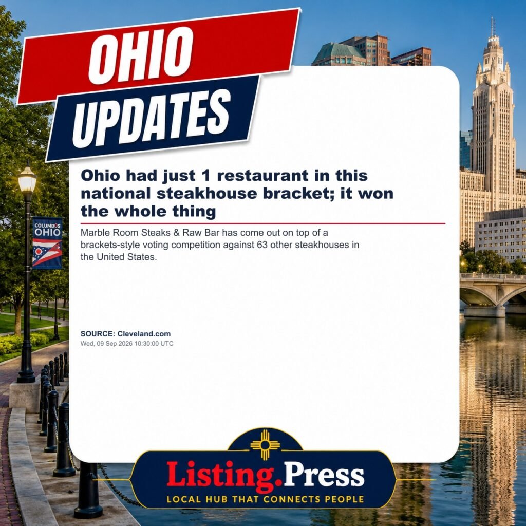 Ohio had just 1 restaurant in this national steakhouse bracket; it won the whole thing