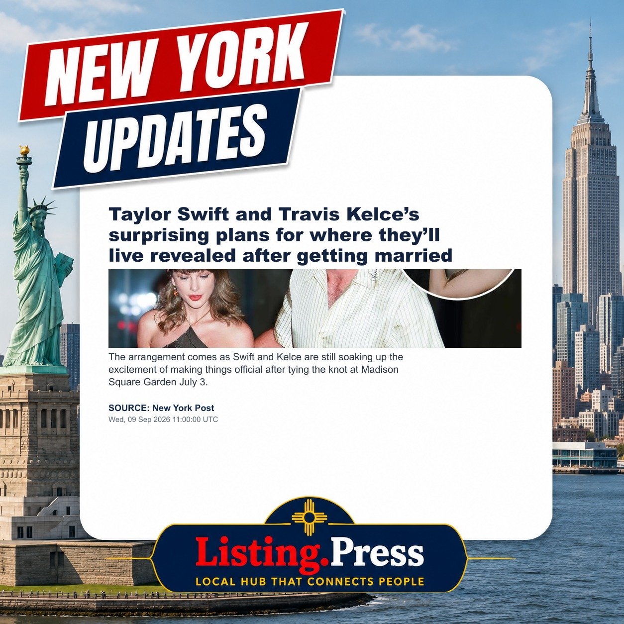 Taylor Swift and Travis Kelce’s surprising plans for where they’ll live revealed after getting married
