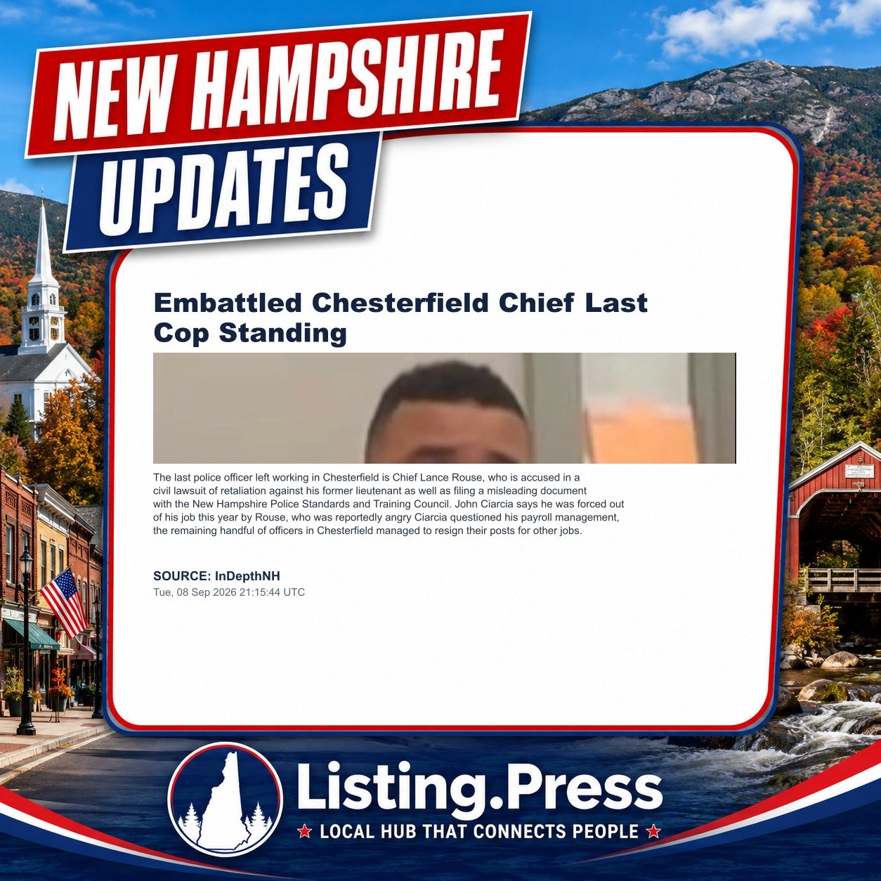 Embattled Chesterfield Chief Last Cop Standing