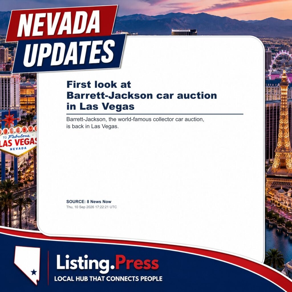 First look at Barrett-Jackson car auction in Las Vegas