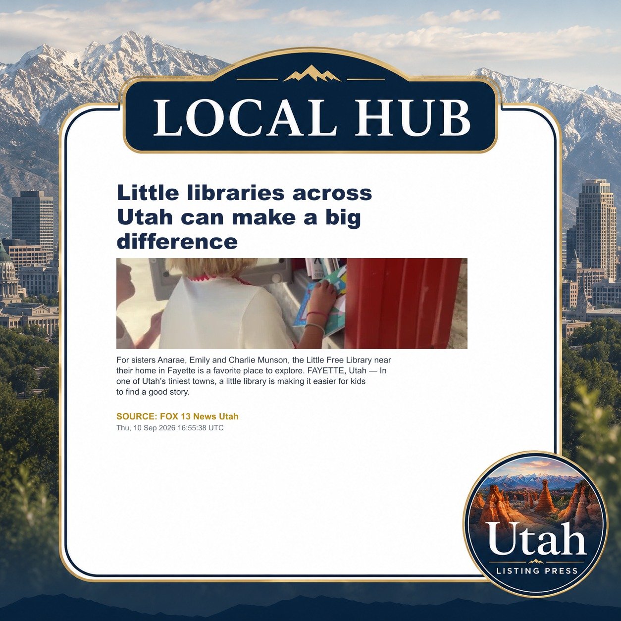 Little libraries across Utah can make a big difference