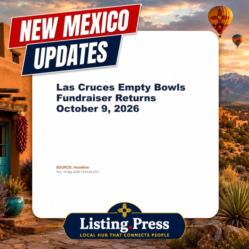 Las Cruces Empty Bowls Fundraiser Returns October 9, 2026