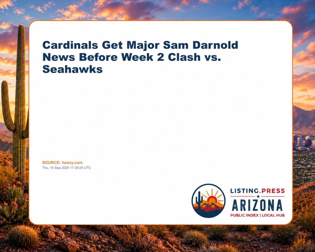 Cardinals Get Major Sam Darnold News Before Week 2 Clash vs. Seahawks