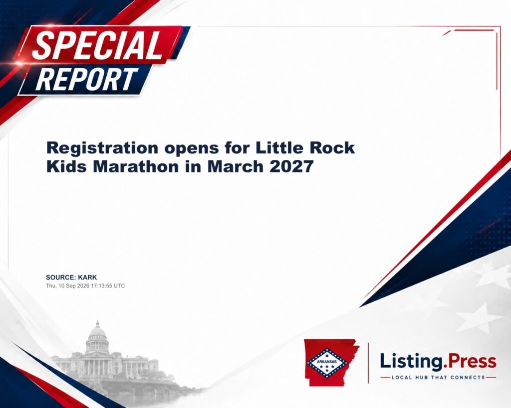 Registration opens for Little Rock Kids Marathon in March 2027
