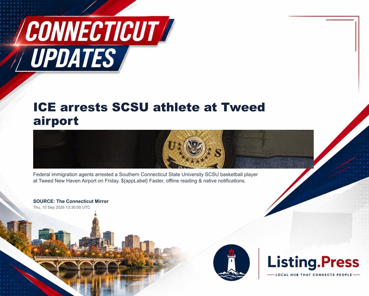 ICE arrests SCSU athlete at Tweed airport