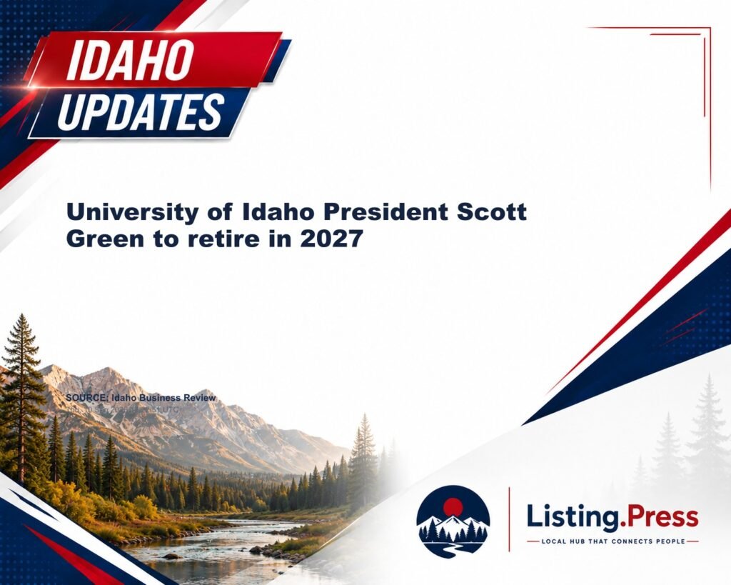 University of Idaho President Scott Green to retire in 2027