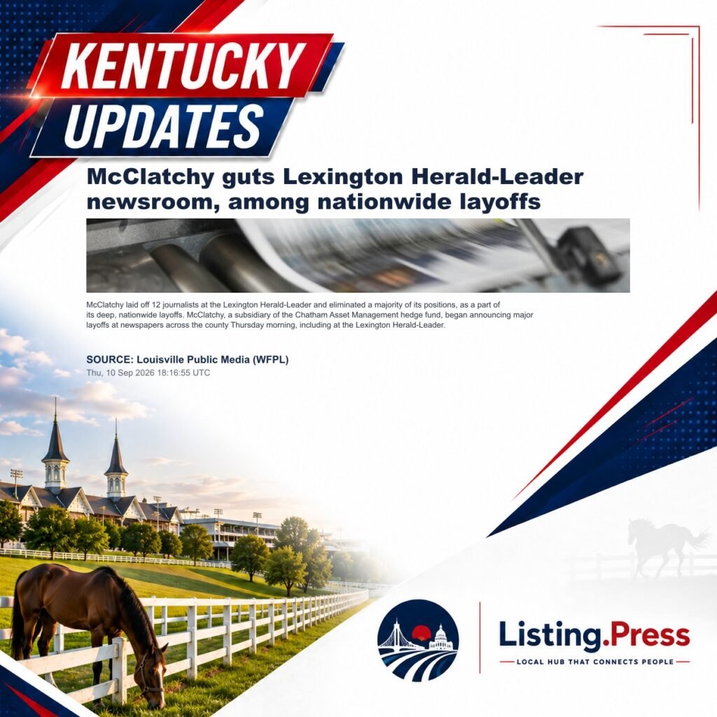McClatchy guts Lexington Herald-Leader newsroom, among nationwide layoffs