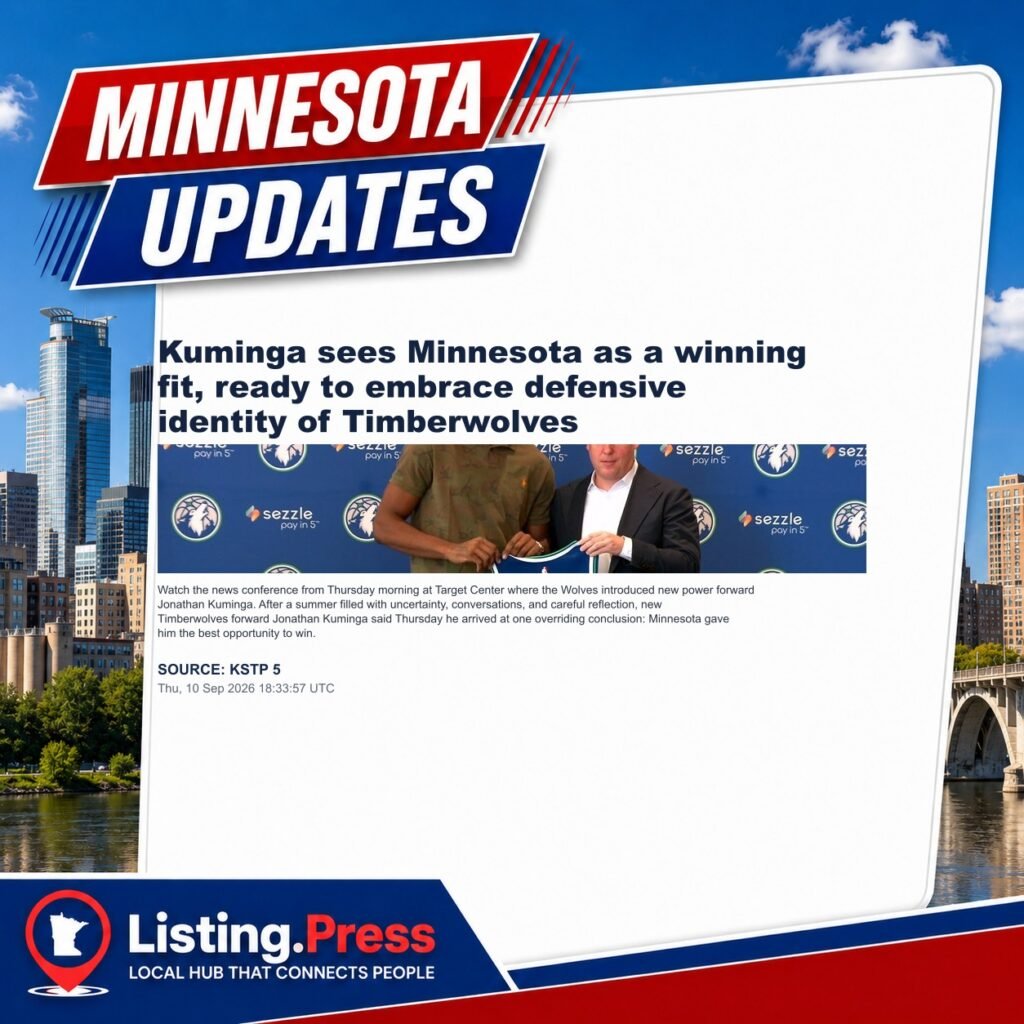 Kuminga sees Minnesota as a winning fit, ready to embrace defensive identity of Timberwolves