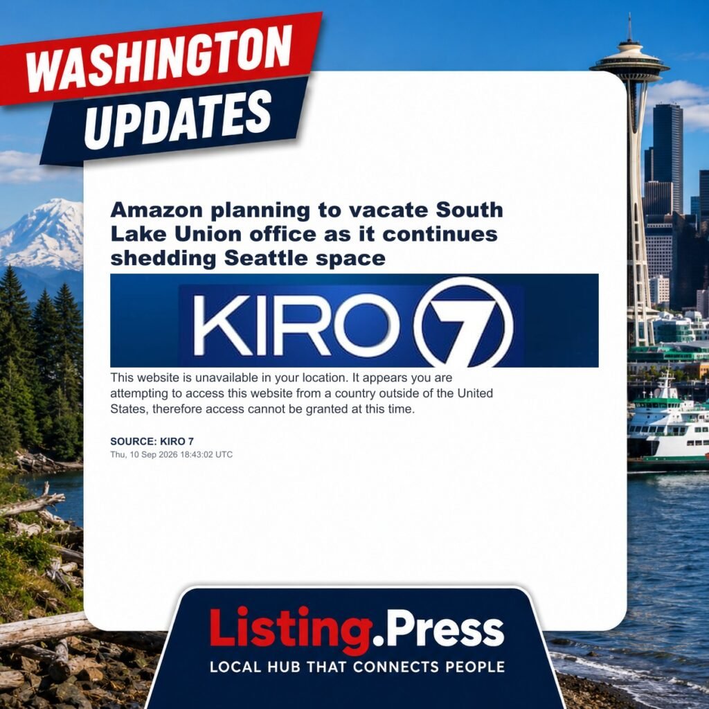 Amazon planning to vacate South Lake Union office as it continues shedding Seattle space