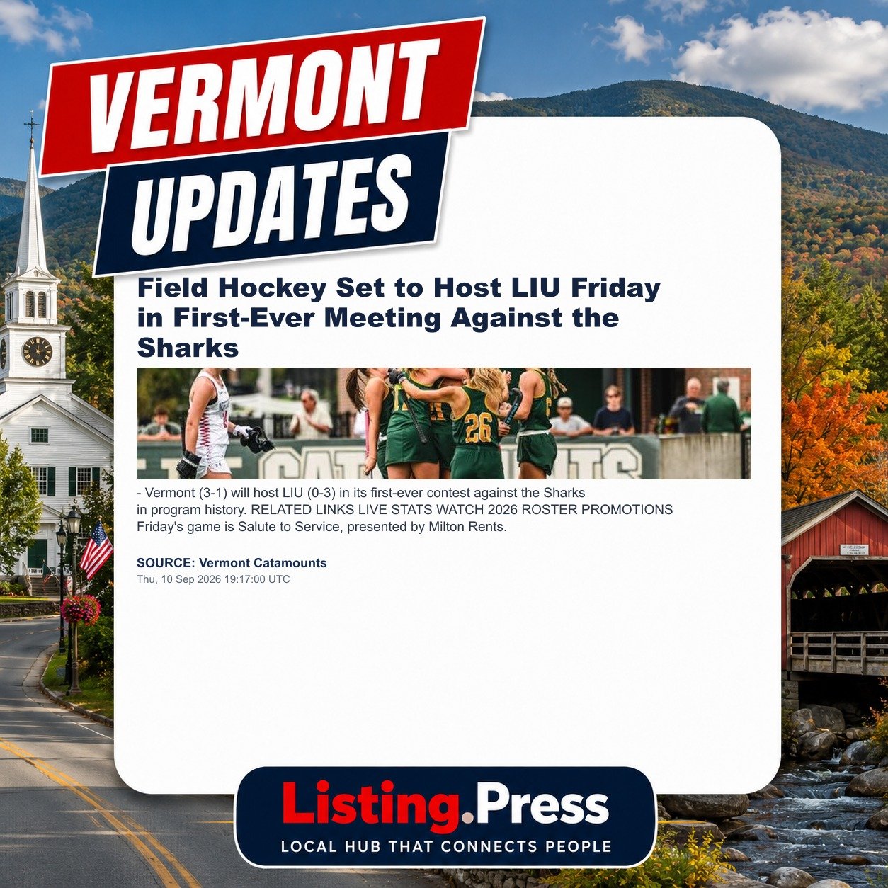 Field Hockey Set to Host LIU Friday in First-Ever Meeting Against the Sharks