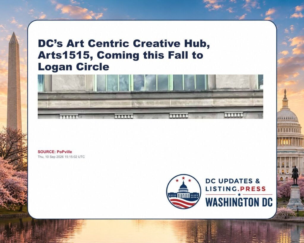DC’s Art Centric Creative Hub, Arts1515, Coming this Fall to Logan Circle