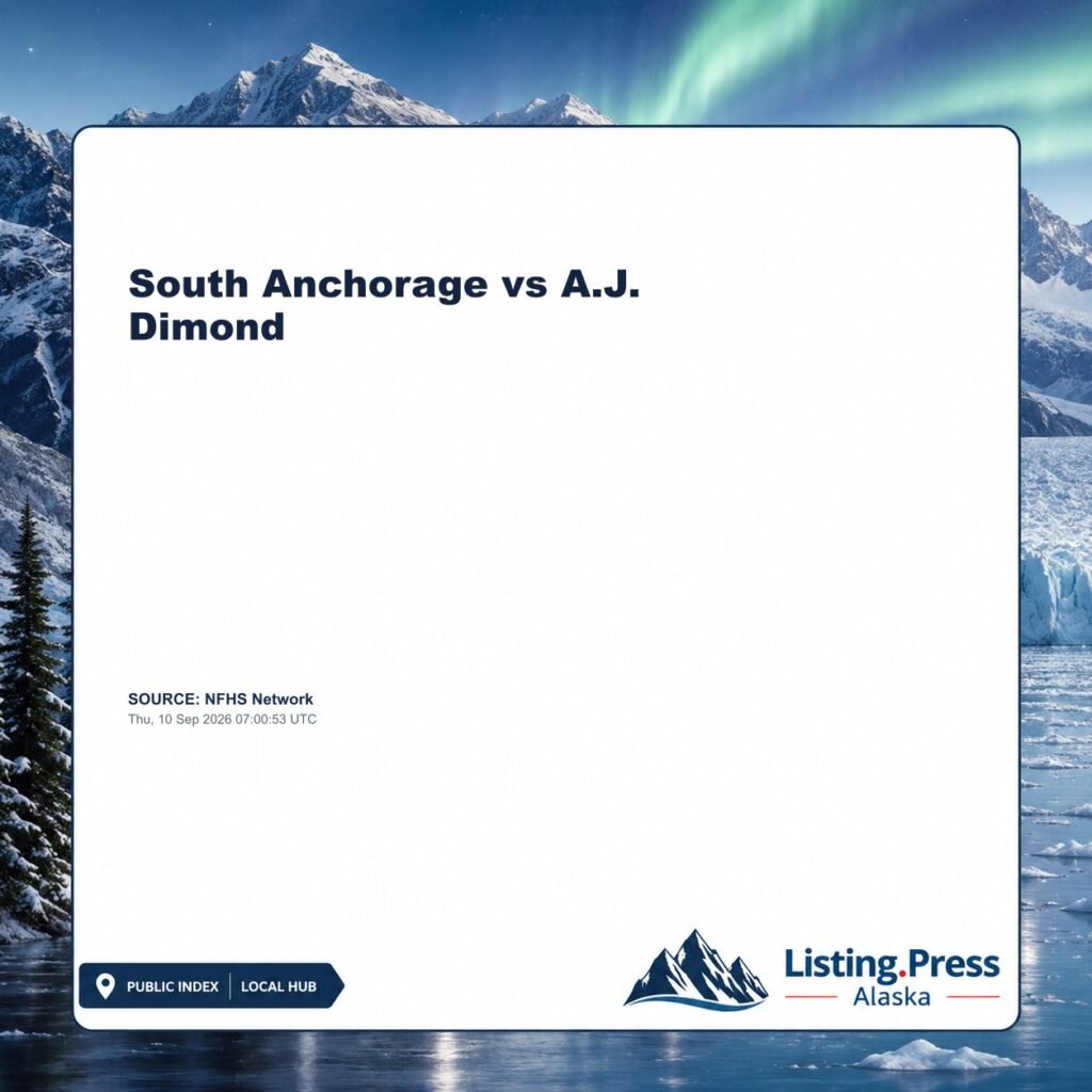 South Anchorage vs A.J. Dimond