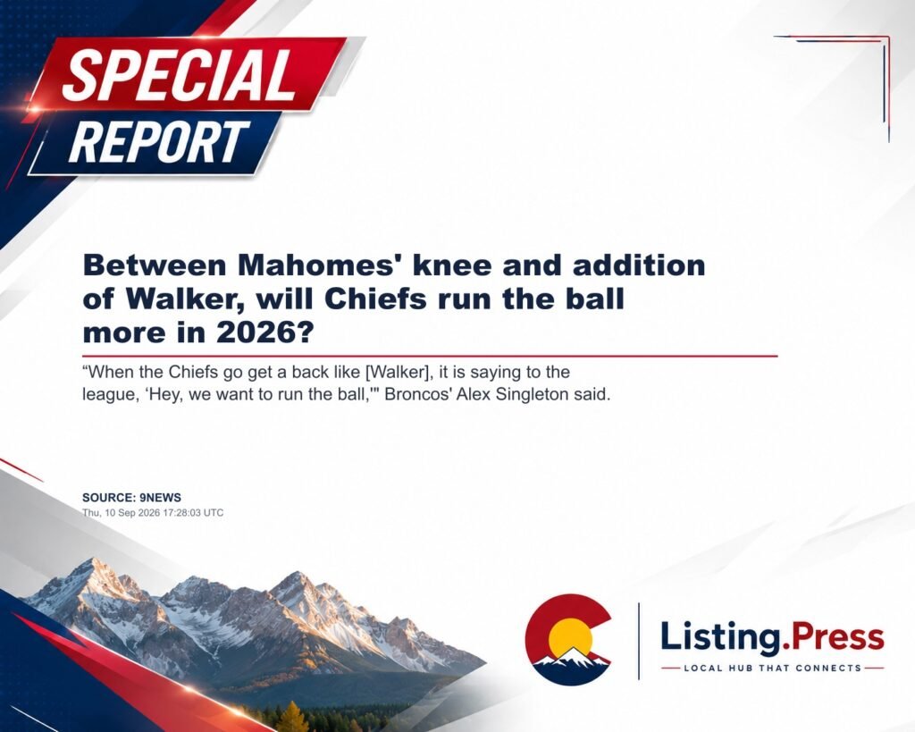 Between Mahomes’ knee and addition of Walker, will Chiefs run the ball more in 2026?