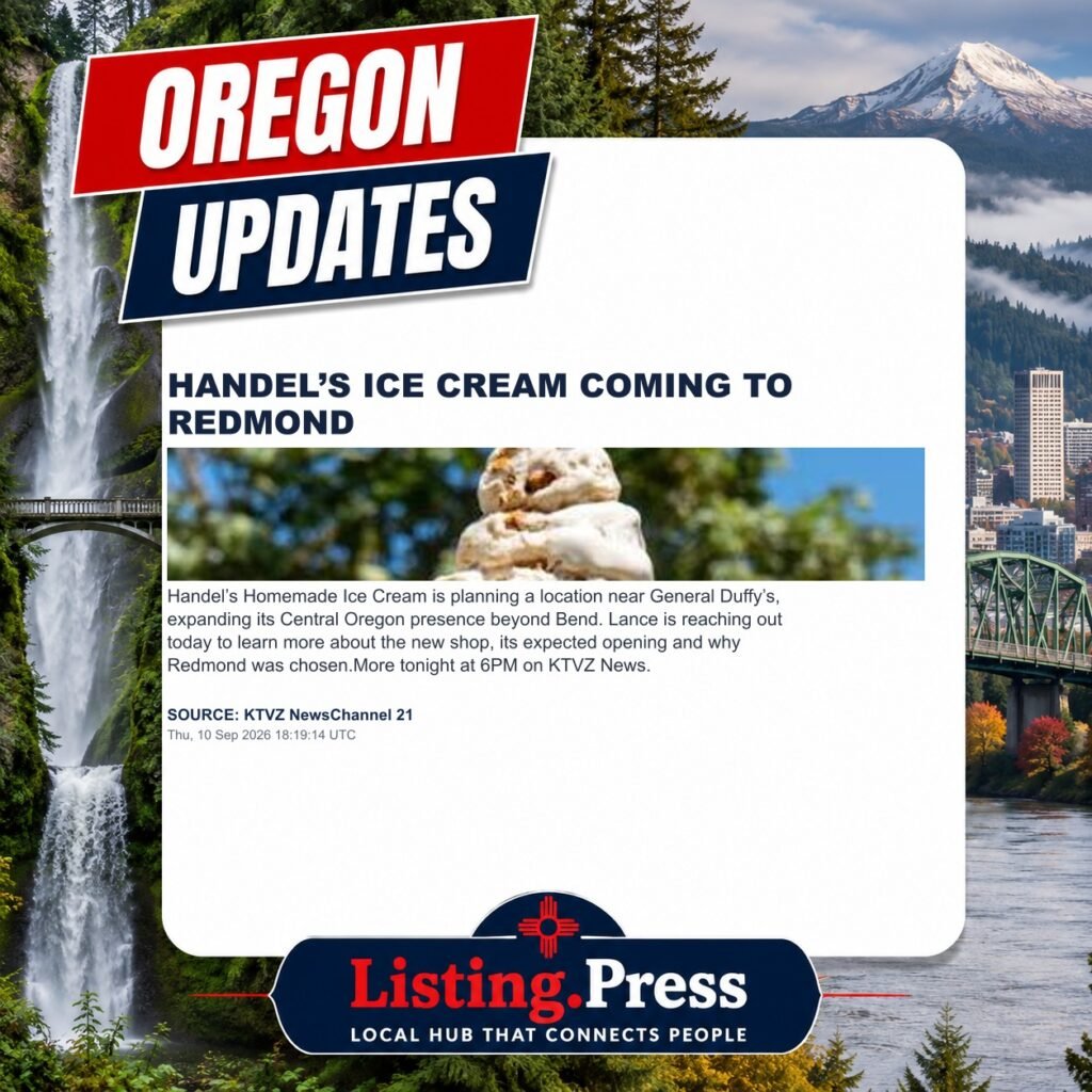 HANDEL’S ICE CREAM COMING TO REDMOND