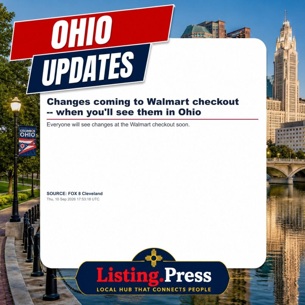 Changes coming to Walmart checkout — when you’ll see them in Ohio