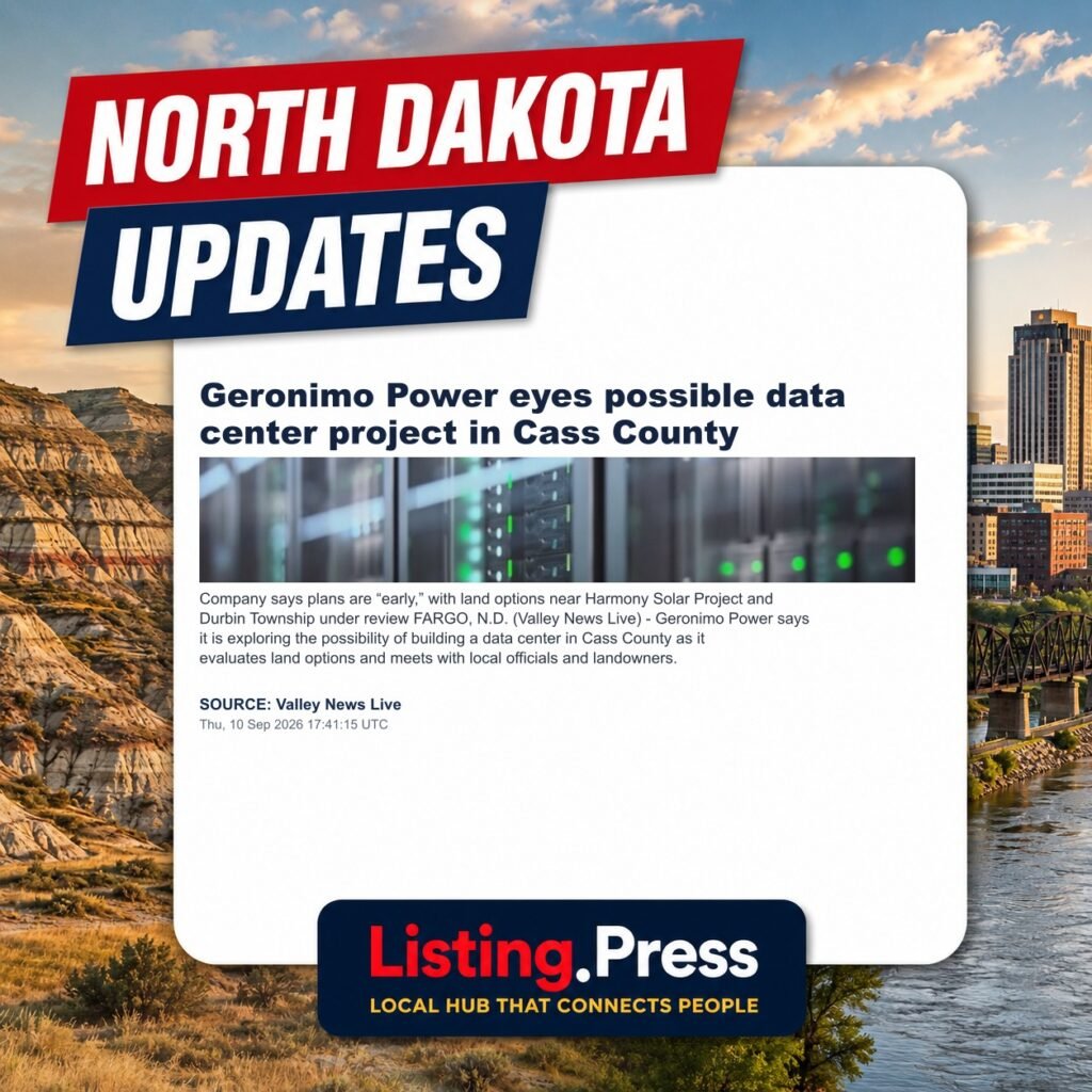 Geronimo Power eyes possible data center project in Cass County
