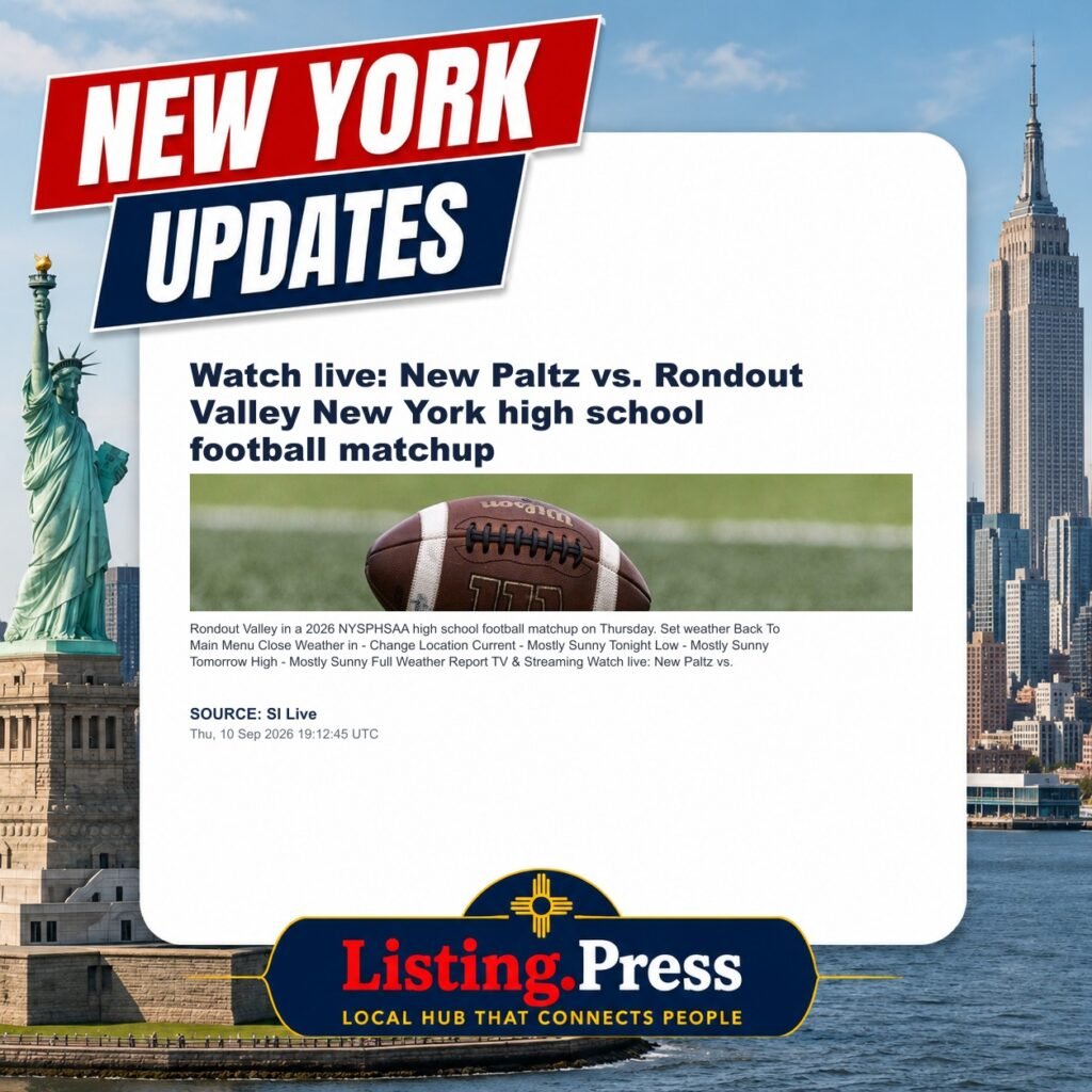 Watch live: New Paltz vs. Rondout Valley New York high school football matchup