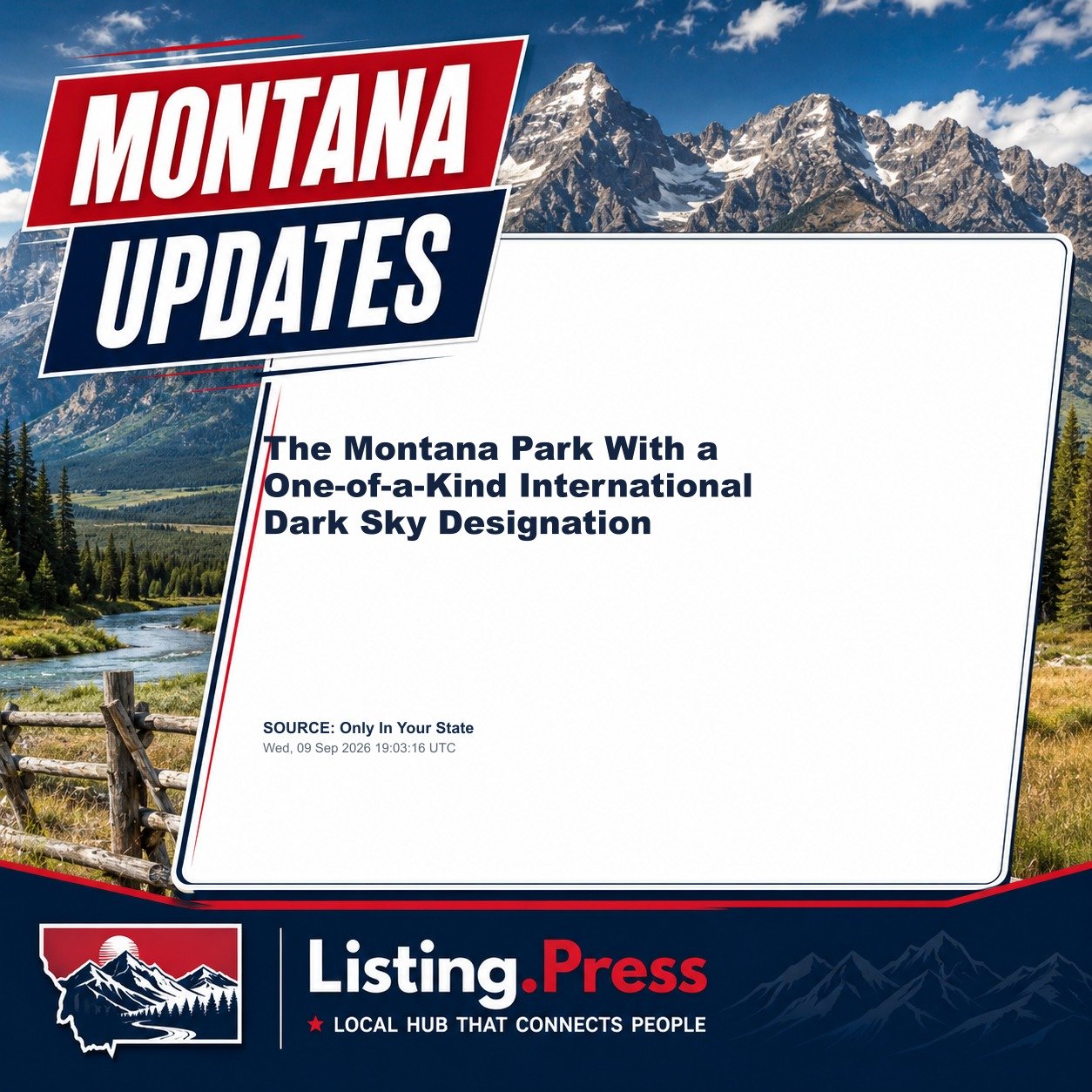 The Montana Park With a One-of-a-Kind International Dark Sky Designation
