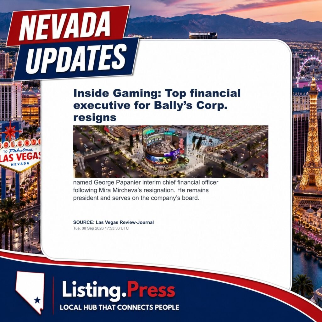 Inside Gaming: Top financial executive for Bally’s Corp. resigns