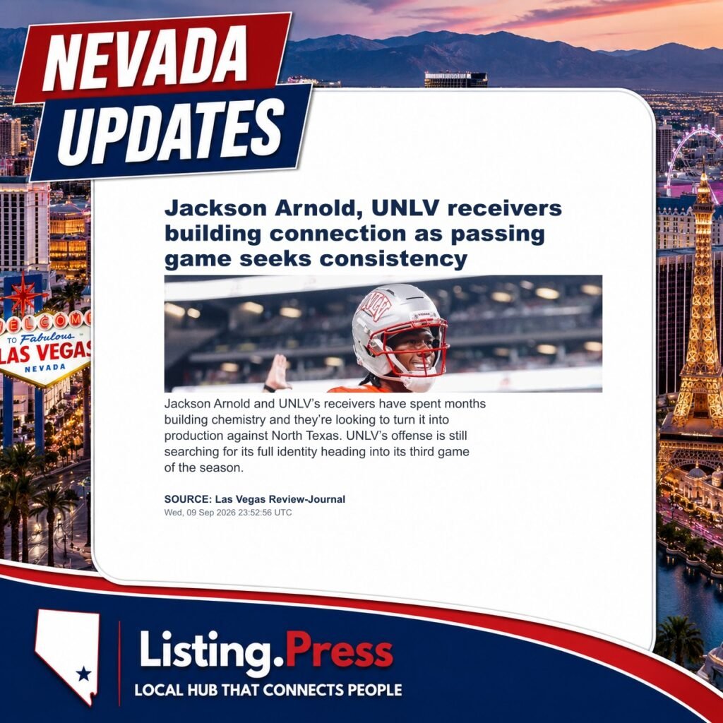 Jackson Arnold, UNLV receivers building connection as passing game seeks consistency