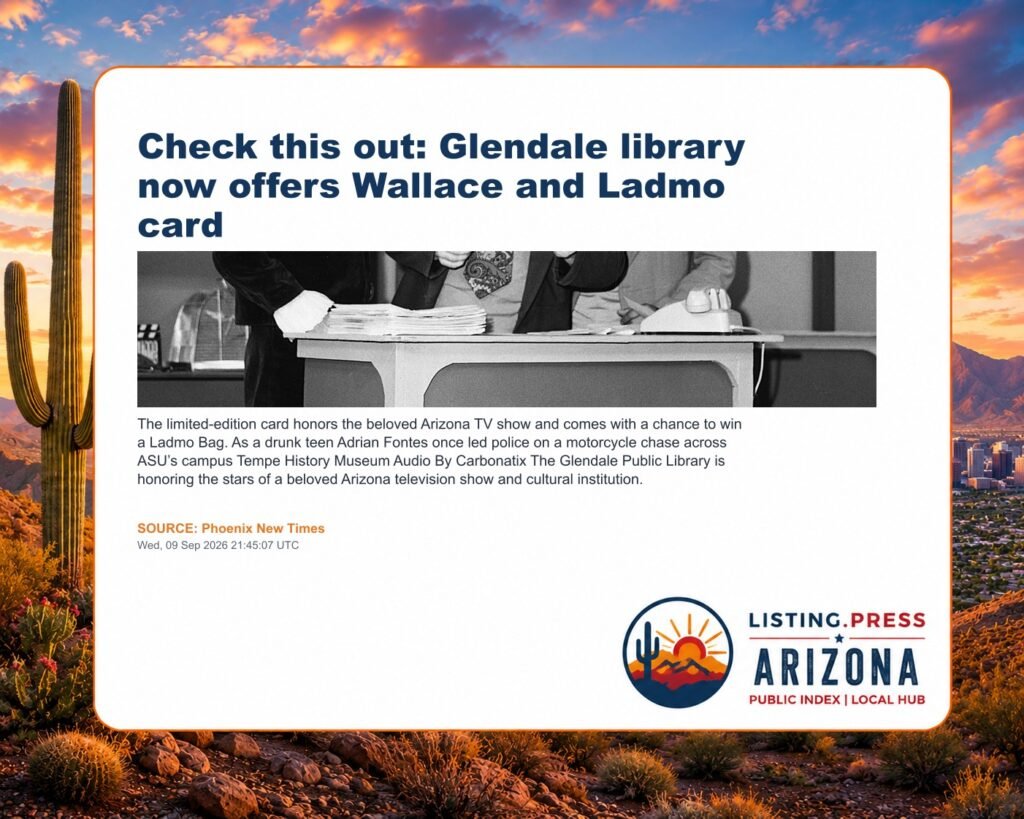 Check this out: Glendale library now offers Wallace and Ladmo card