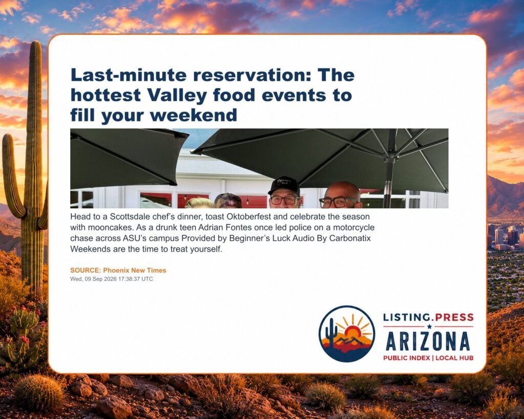 Last-minute reservation: The hottest Valley food events to fill your weekend