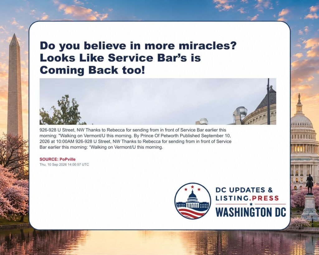 Do you believe in more miracles? Looks Like Service Bar’s is Coming Back too!