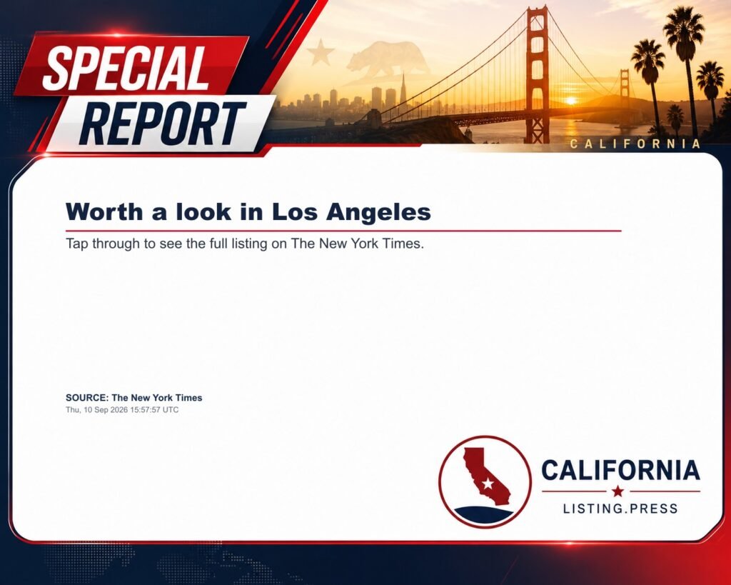 Worth a look in Los Angeles