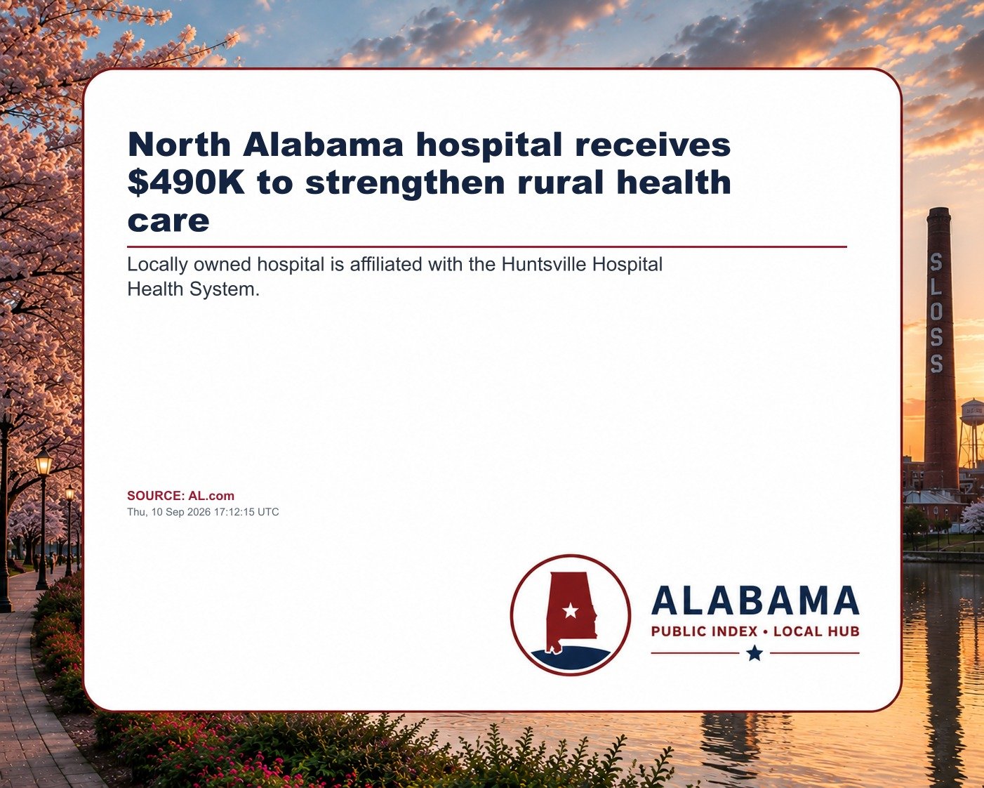 North Alabama hospital receives $490K to strengthen rural health care