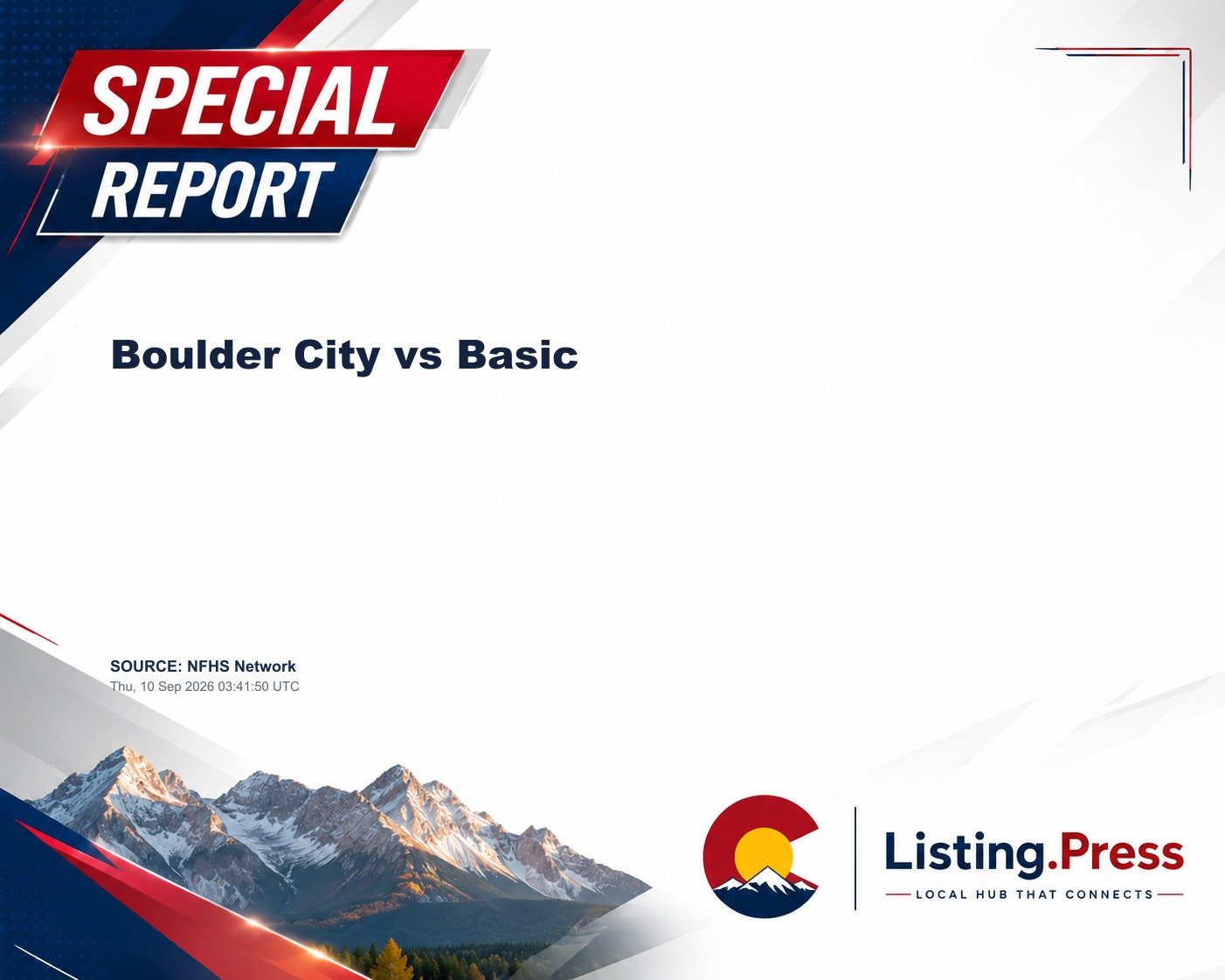 Boulder City vs Basic