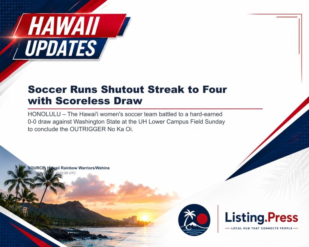 Soccer Runs Shutout Streak to Four with Scoreless Draw