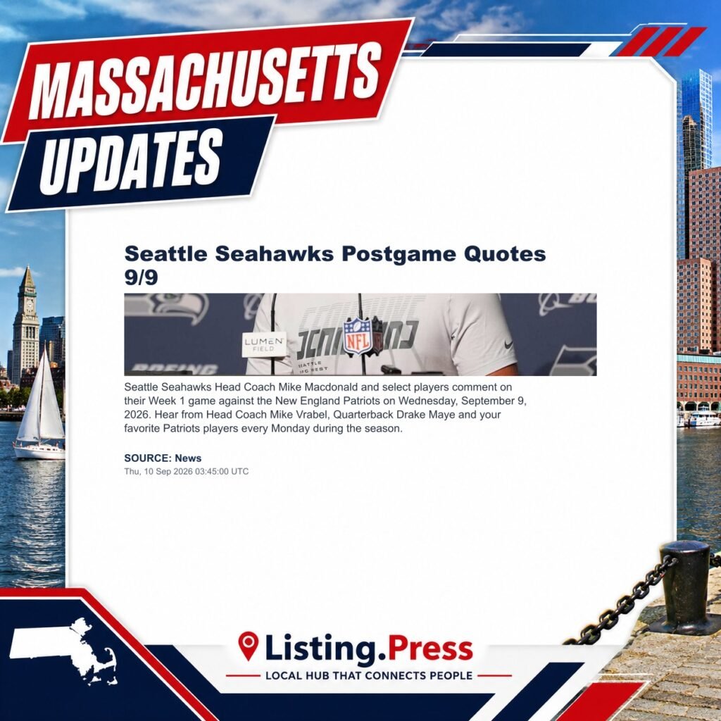Seattle Seahawks Postgame Quotes 9/9