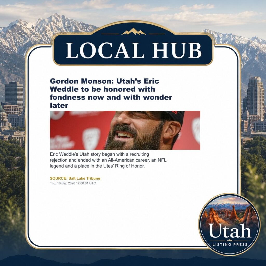 Gordon Monson: Utah’s Eric Weddle to be honored with fondness now and with wonder later